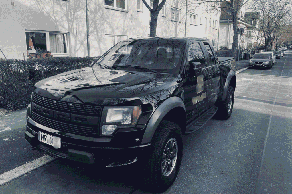 Pickup als Baustellenfahrzeug im Garten- und Landschaftsbau